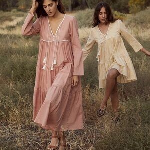 CHRISTY DAWN Paloma pale cream yellow XS/S